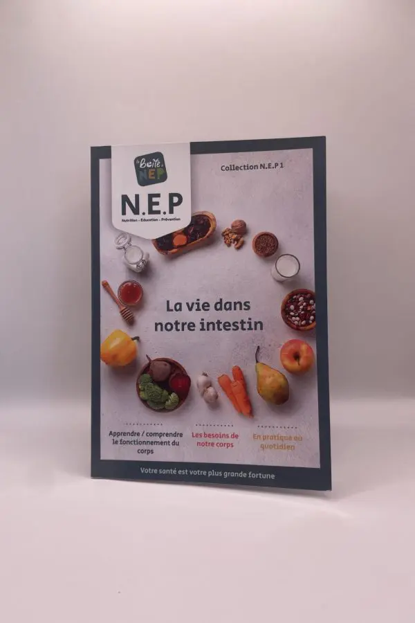 LIVRET, INTESTIN, MICROBIOTE, EDUCATION, NUTRITION, PREVENTION